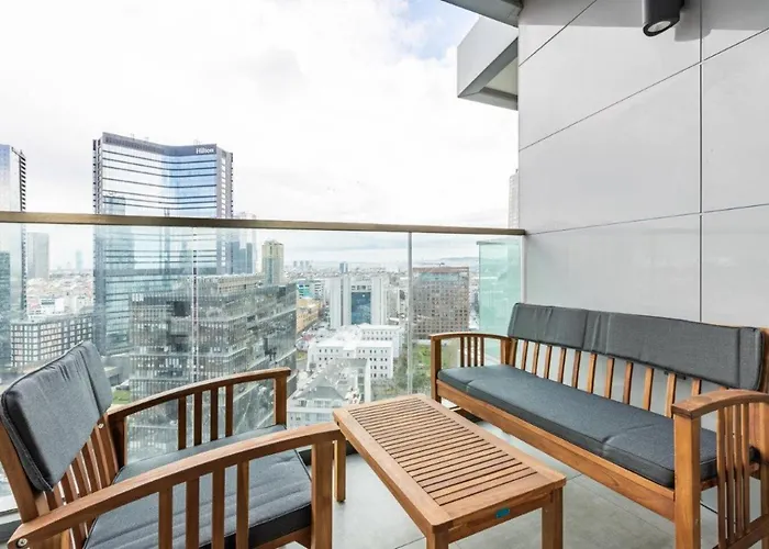 Elegant 1bd Terrace Gem Poolparking! #344 Estambul